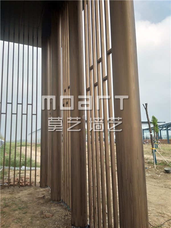 圓柱仿木紋漆全國施工廠家圓柱木紋漆施工工藝