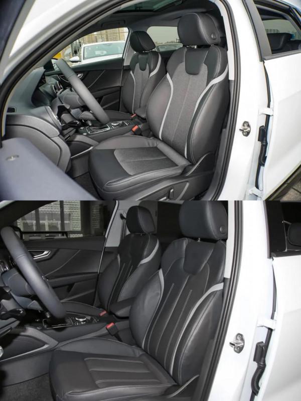 同樣標配運動套件，奧迪Q2L選中配還是高配，高配的配置差異不大