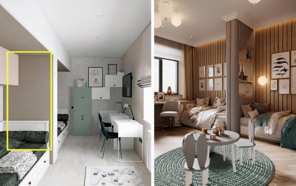 二胎房間別再做上下鋪，這樣去擺放，錢沒白花還能多出3㎡收納