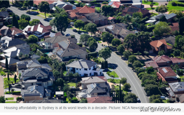 悉尼面臨近10年來最嚴重的房價危機，其他城市情況也不容樂觀