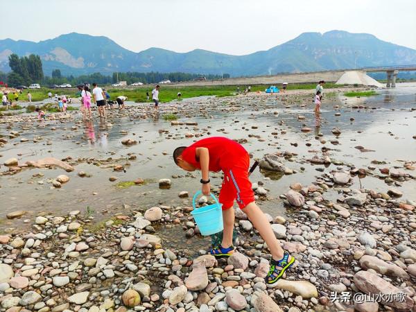 石家莊井陘洛陽村，綿蔓河美麗鵝卵石斑斕，但遍地垃圾只怪遊人嗎