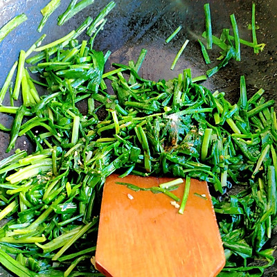 #一學就會快手菜#韭菜蝦皮炒蛋