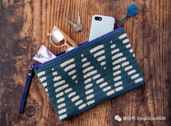 「針織作品」最新的用馬賽克編織技術製作的毯子及家居小物