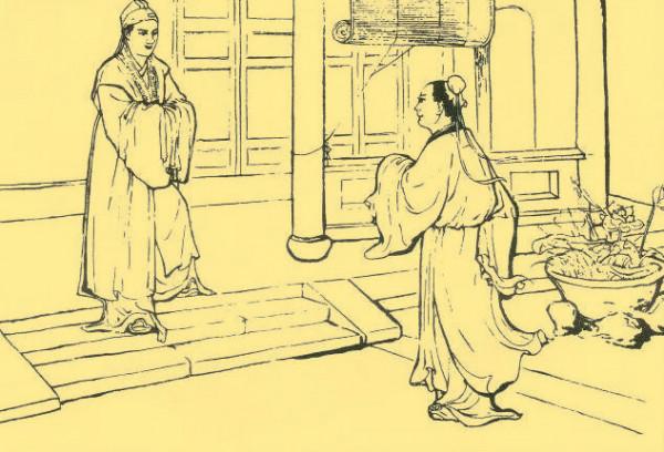 民間故事：男子進京趕考，被義兄請去赴喜宴，叔伯說，他早已過世