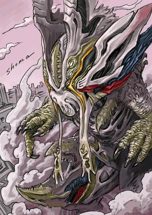 繪畫大師手繪梅加洛傑厄第一形態,萬代公開奧特兄弟金鑰 繪畫大師手繪梅加洛傑厄第一形態,萬代公開奧特兄弟金鑰