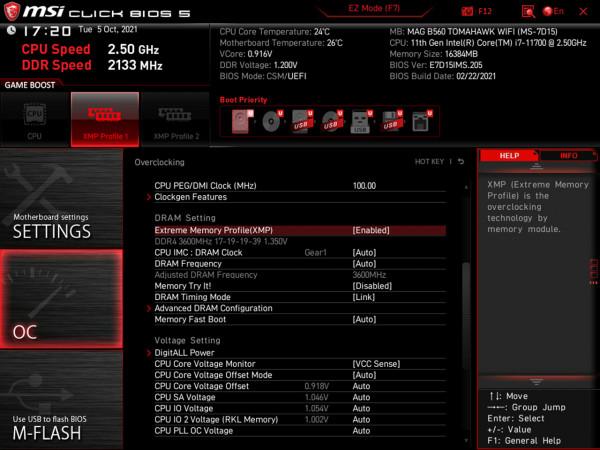 比Z590便宜，效能卻不差，微星 MAG B560 TOMAHAWK WiFi主機板體驗分享