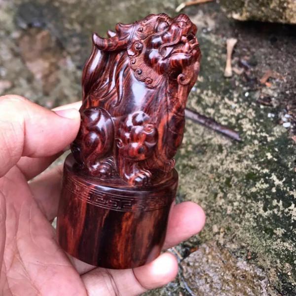 海黃紫油梨老料招財貔貅