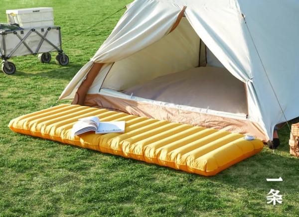 等下個晴天，咱們帶著這套自動充氣帳篷、床墊，去露營吧