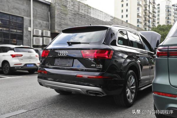 奧迪Q7 45TFSI升級ING特調，馬力突破408匹，檔次不輸寶馬X5