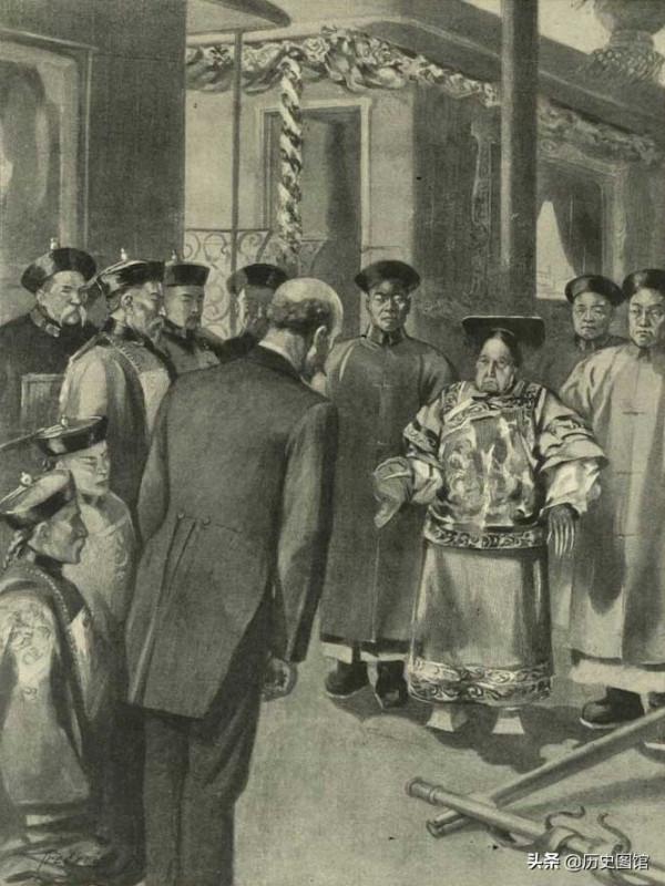 100多年前，西方人把慈禧太后畫成這樣，真是少見