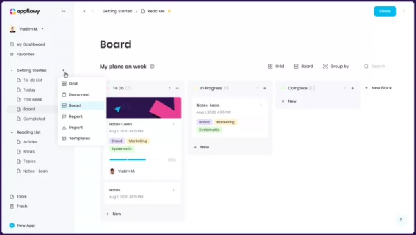 一週 8k Star 的 Notion 開源替代品 AppFlowy 釋出了 一週 8k Star 的 Notion 開源替代品 AppFlowy 釋出了