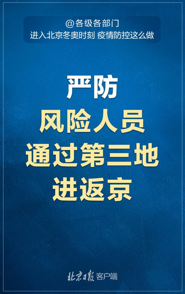 各級各部門注意！進入北京冬奧時刻，疫情防控這樣做