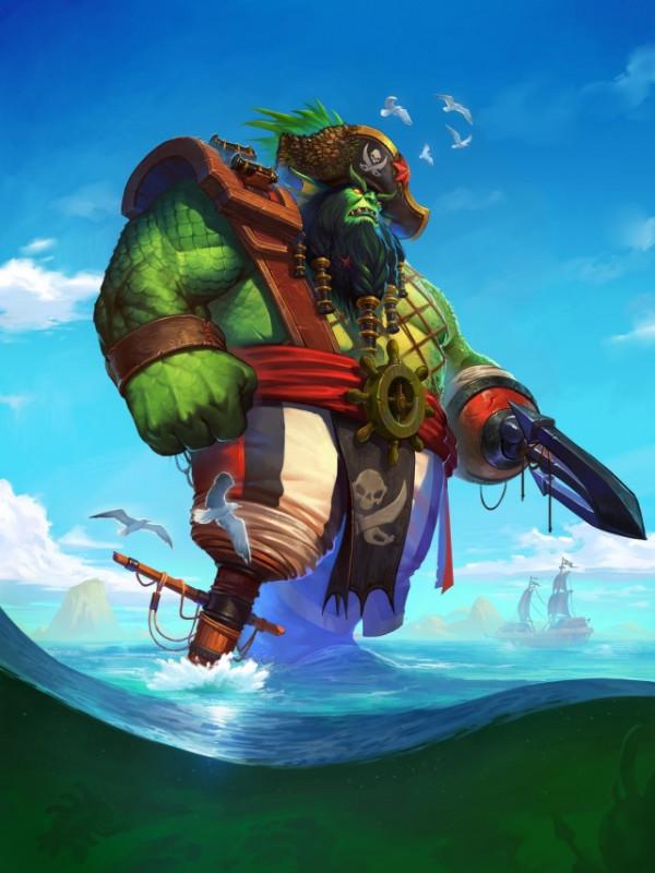 酒館戰棋原畫——海盜篇(包括被刪除的海盜)