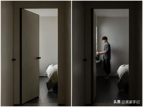 一進他家，彷彿世界都安靜了下來，全屋空靈雅韻，沒有一絲俗氣