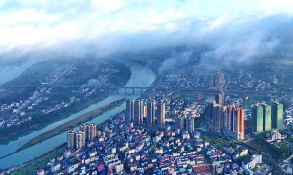 張家界人口分佈圖：桑植縣37.61萬，武陵源區6.09萬