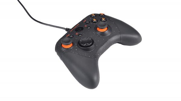 達爾優H101有線遊戲手柄簡評：平價好用顏值高