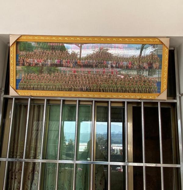 一個老兵的笑容