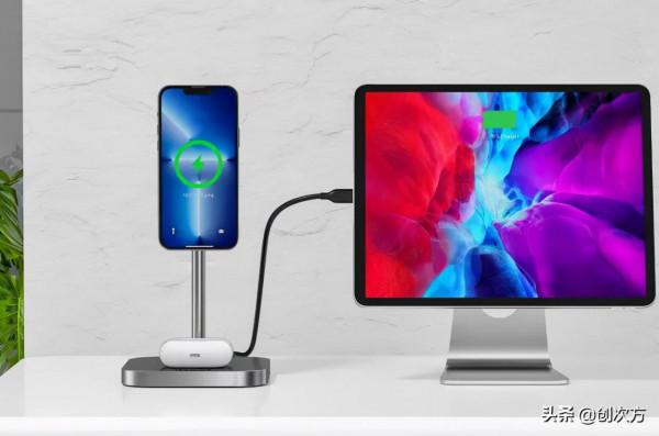 拉伸支架，三合一絕妙充電