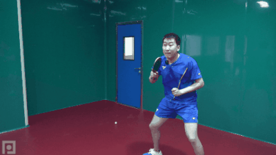 掌握假動作削球技巧，正手不僅削出不同旋轉，還讓對手傻傻分不清