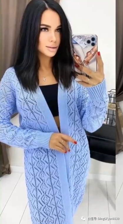 「針織作品」60款時尚流行的中長款開衫（尋找靈感）