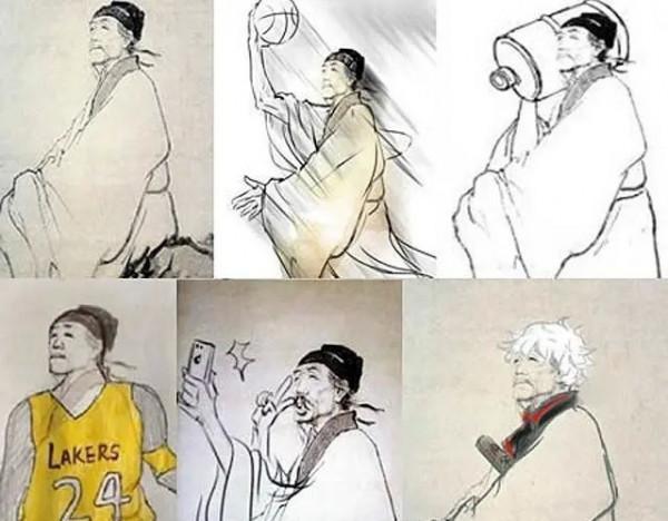 為什麼課本上的古人畫像都差不多?這些畫像是從哪來的? 為什麼課本上的古人畫像都差不多?這些畫像是從哪來的?