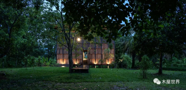 理想主義風，清邁“木與山”小屋宅