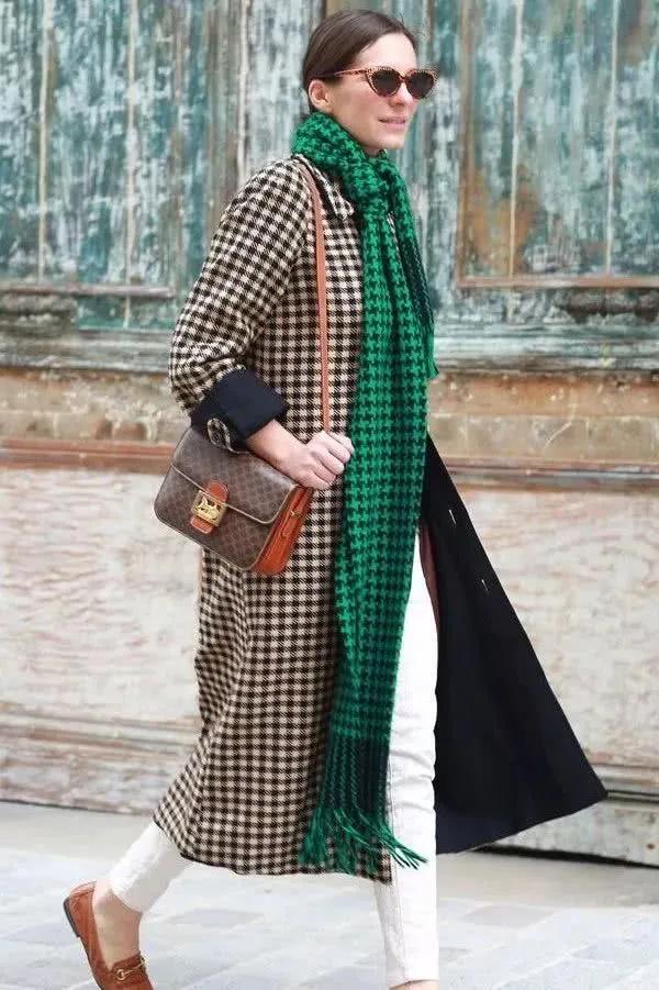 冬季時尚單品，圍巾