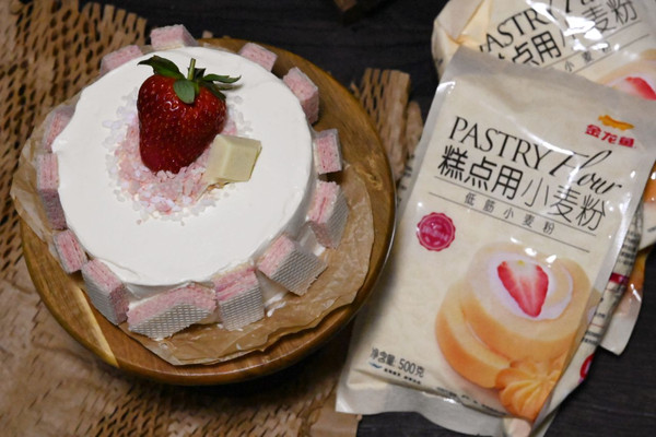 #金龍魚精英100%烘焙大師賽-愛好組-低筋#奶油戚風蛋糕