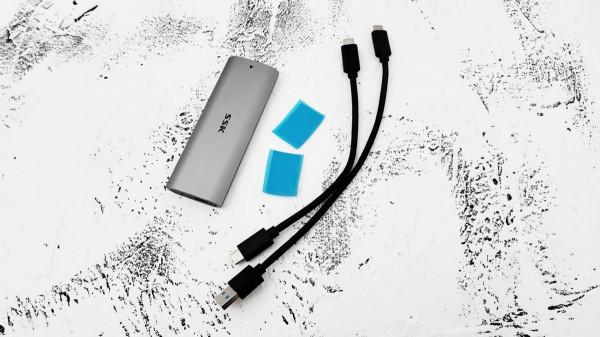 不用的SSD不要扔，一招變行動硬碟，SSK飈王m.2雙協議硬碟盒開箱