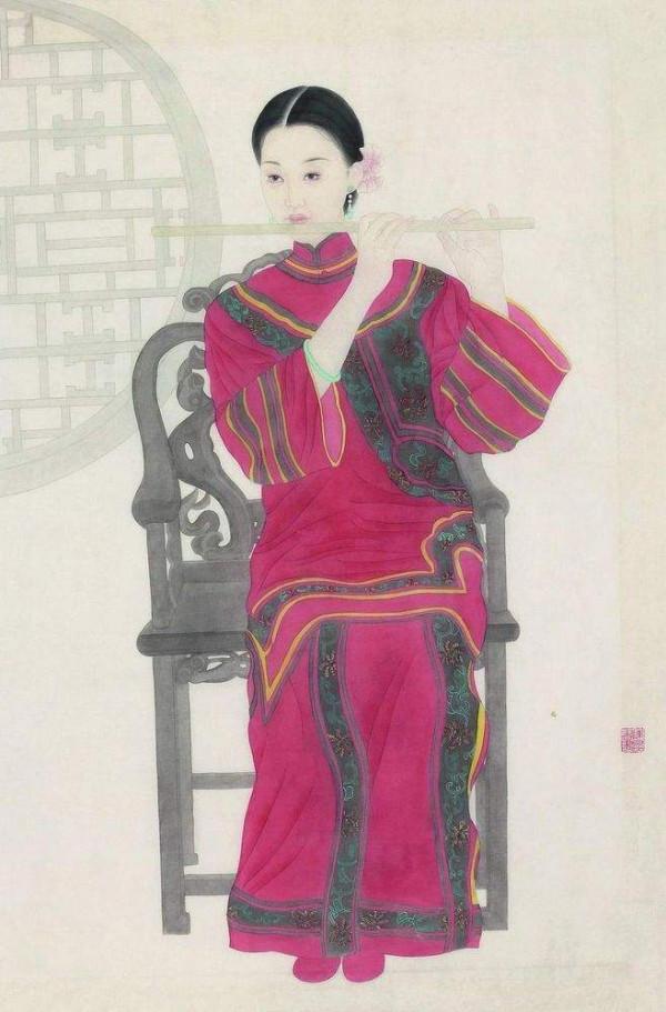 陳晶作品《滿園春色》扯掉傳統與現代藝術最後一層薄紗展現女性美