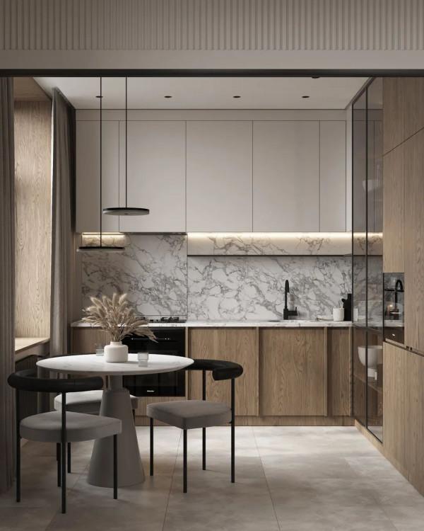 原木+高階灰，打造時尚現代感的舒適家居空間