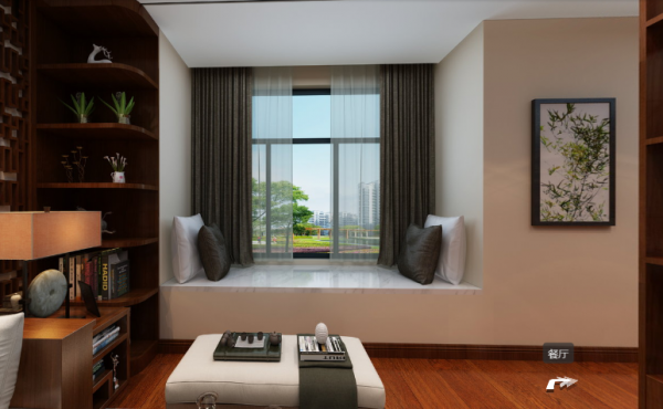 止步水岸｜中式設計，彰顯出大氣華麗感的客餐廳