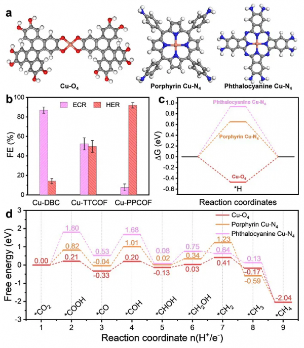 蘭亞乾課題組晶態多孔電催化劑用於二氧化碳還原反應選擇性的探究