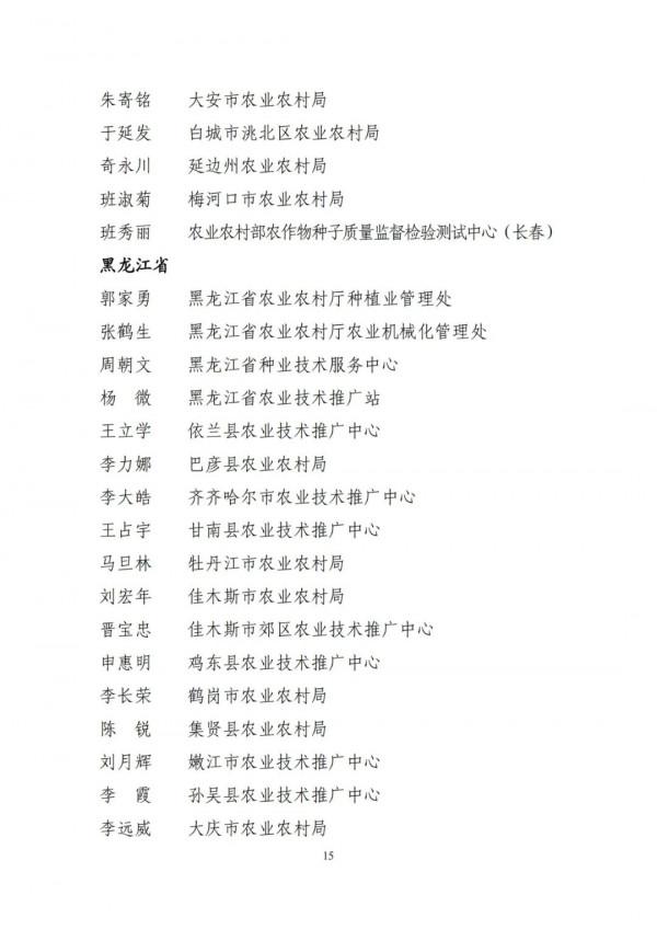 公示丨全國糧食生產先進集體和先進個人擬表彰物件 公示丨全國糧食生產先進集體和先進個人擬表彰物件