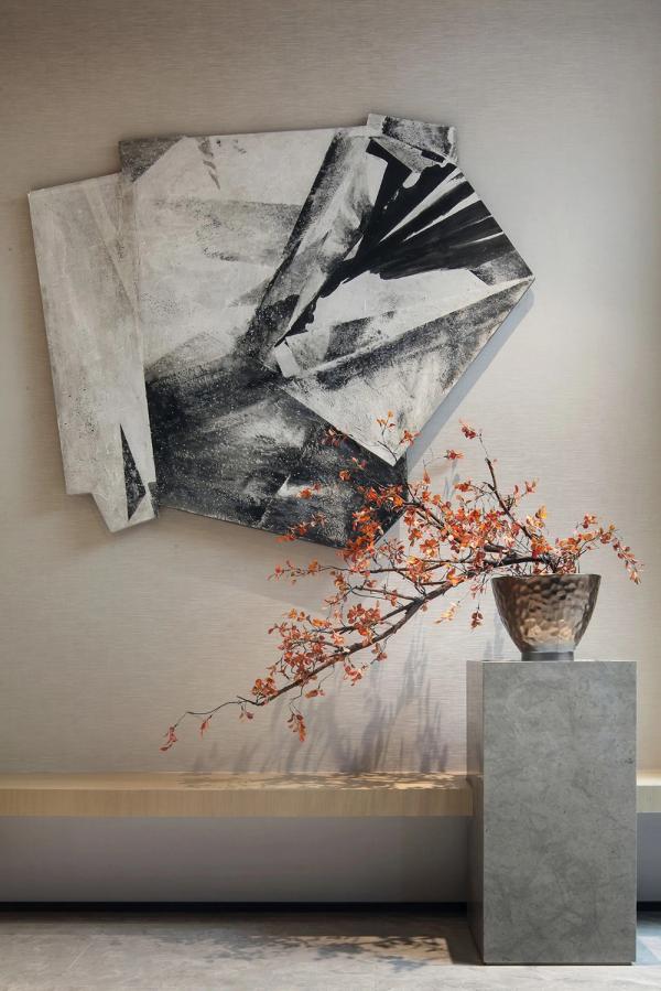 河南小夫妻的318㎡別墅火了，入戶詩意新中式，藏不住的高階感