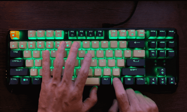 賤驢鍵鼠套裝：高顏值有RGB還能換軸，玩遊戲太香了