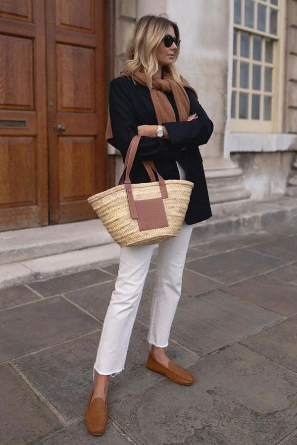 九分褲+平底鞋，才是早秋最潮搭配