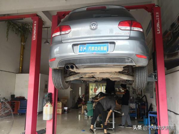 大眾高爾夫1.4T差點開報廢，燒機油、燒防凍液、缺缸大修一次解決