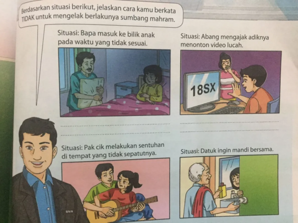 馬來西亞小學課本性教育內容引爭議 馬來西亞小學課本性教育內容引爭議