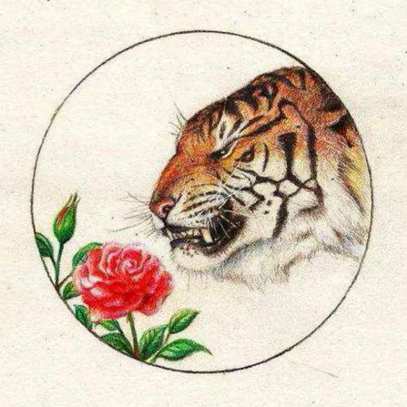 生肖屬虎——心有猛虎，細嗅薔薇