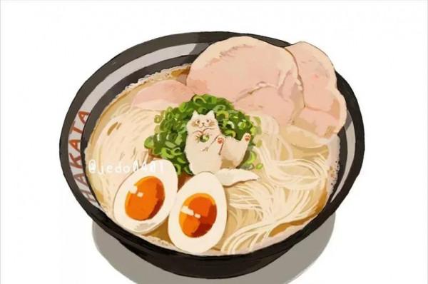 插畫｜藏在美食裡的萌寵，太可愛了