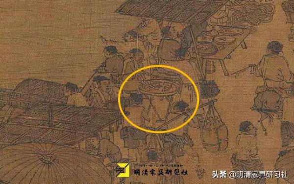 《清明上河圖》中的市井傢俱