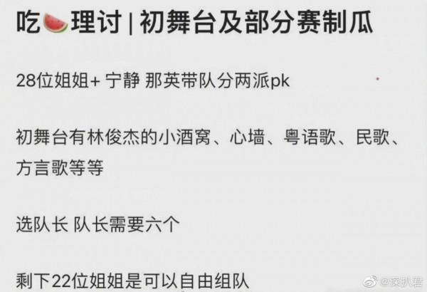 網傳乘風破浪的姐姐3分組情況！有你期待的姐姐嗎？