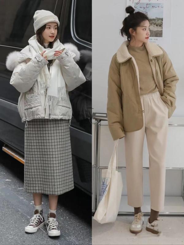 入冬後氣溫驟降，適合小個子的保暖穿搭，俏皮甜美很減齡，真不錯