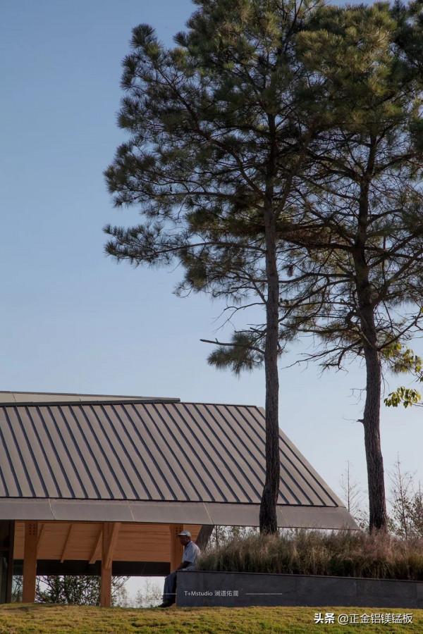 金屬瓦對建築結構要求不高，適合各種屋頂造型