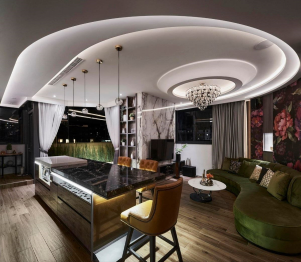 99平米老屋爆改，變身小別墅！多了大露臺，圓弧設計更寬敞