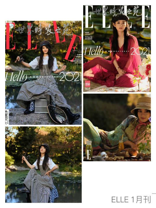 趙麗穎2021封面合集首登尼龍，高馬尾優雅幹練，不斷解鎖新封面