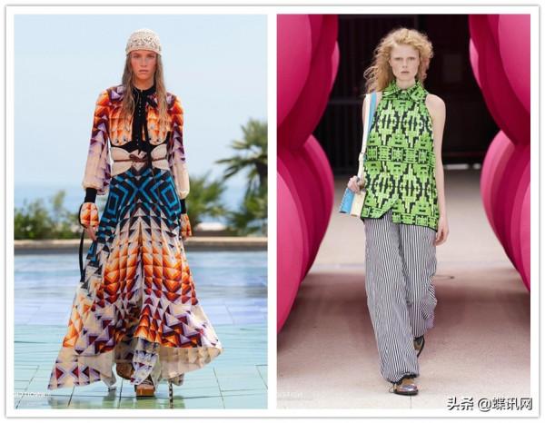 服裝流行趨勢—圖案 | 2022春夏女裝圖案分析：數字藝術