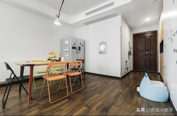 看她120平新房，放棄傳統電視牆，營造遊樂園式的家，很幸福