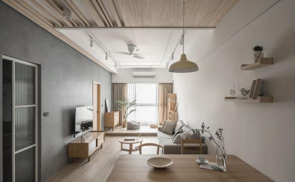 66㎡現代日式無印風，舒適無負擔的日系家